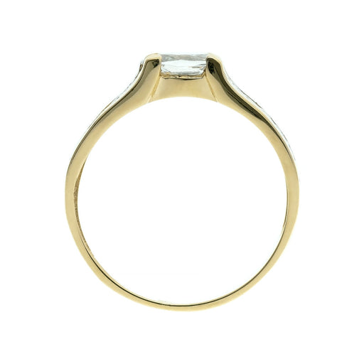 Inel Aur 8K Model Ajour Cu Inimioare