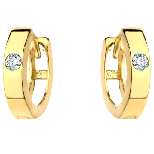 Cercei Creole Aur 14k cu Zirconii