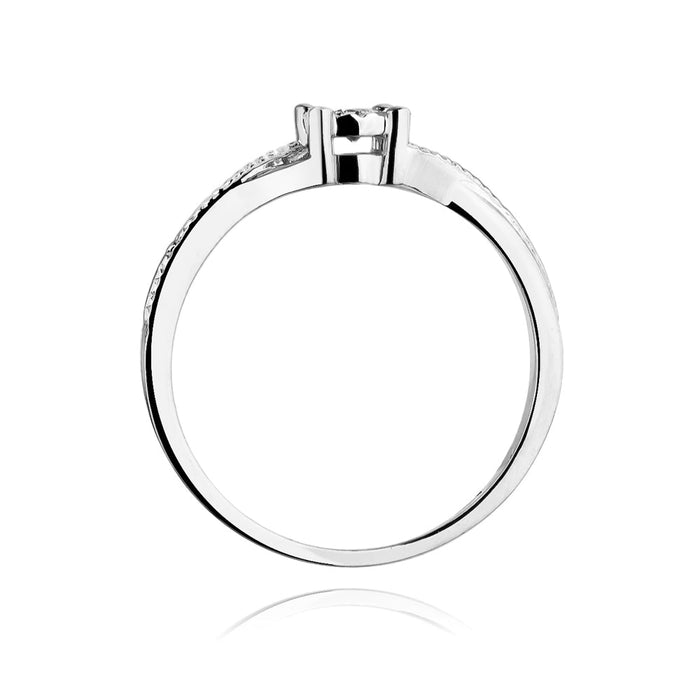 Inel Aur 14K cu Diamant Natural 0.08 ct