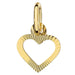 Pandantiv Mic Aur 14K Inimă Cu Efect Strălucitor