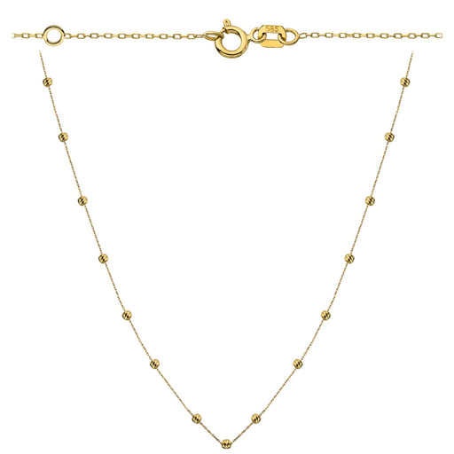 Colier cu Bilute- Aur 14k