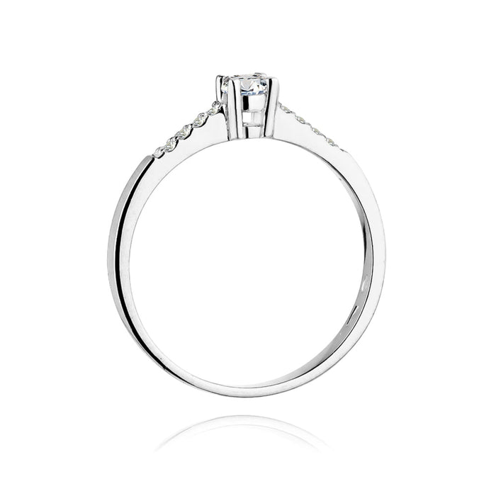 Inel Aur 14K cu Diamant Natural 0.22 ct