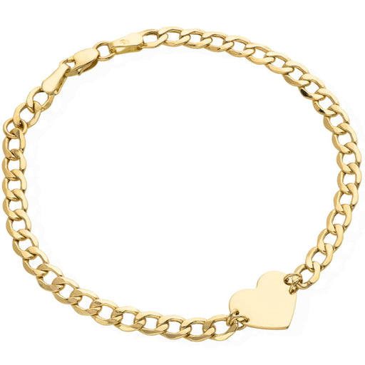 Bratara Impletita cu Inima- Aur 14k