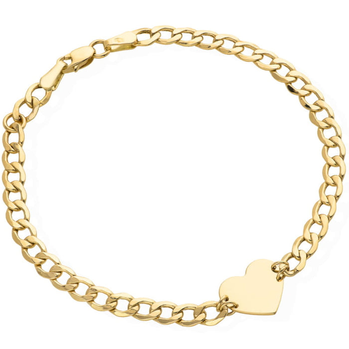 Bratara Impletita cu Inima- Aur 14k