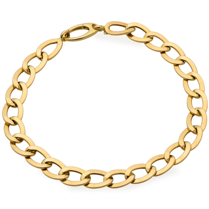 Bratara Aur cu Zale Ovale- 14k