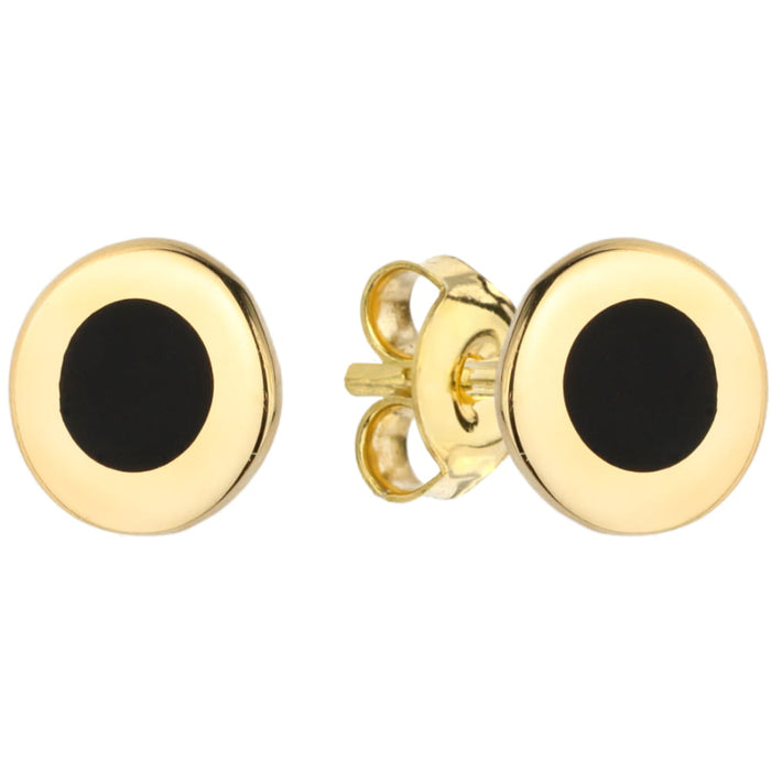 Cercei Aur 14k cu Zirconii Negre