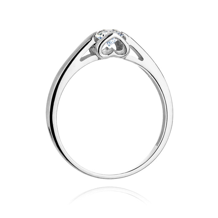 Inel Aur 14K cu Diamant Natural 0.09 ct