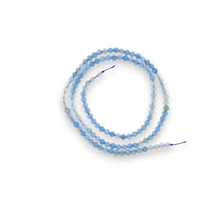 Sirag Acvamarin sfere fatetate 3 mm