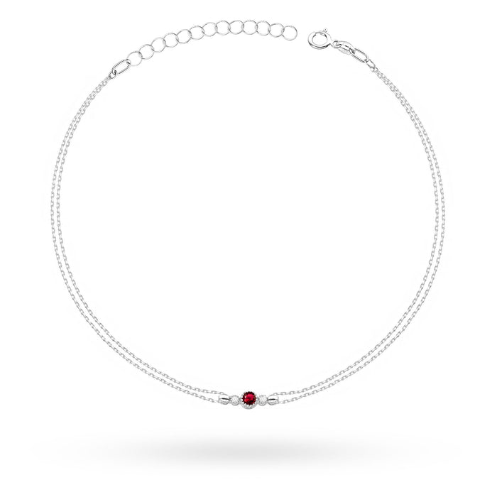 Image for Bratara Aur 14 K cu Rubin 0.15 ct