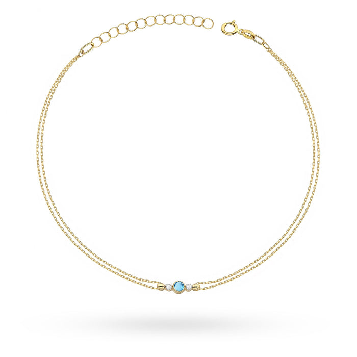 Brățară Aur 14K B005 Topaz 0.15ct