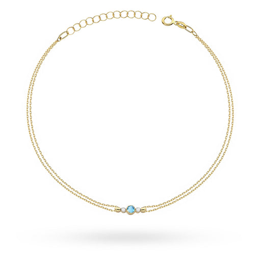 Brățară Aur 14K B005 Topaz 0.15ct