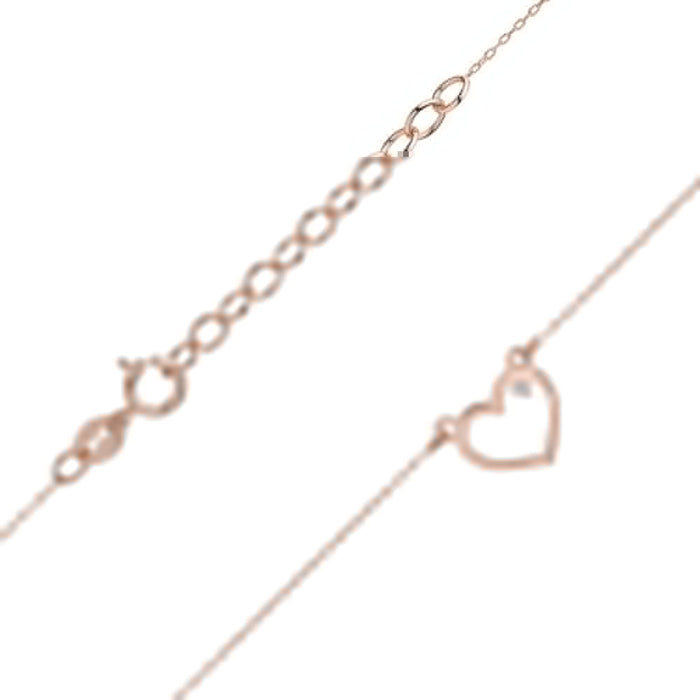 Image for Colier Inima Aur 14K cu Diamante 0.005 ct