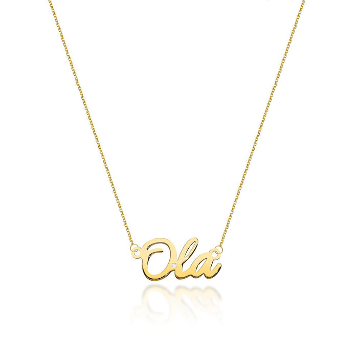 Colier Aur 14K C067 Diamante