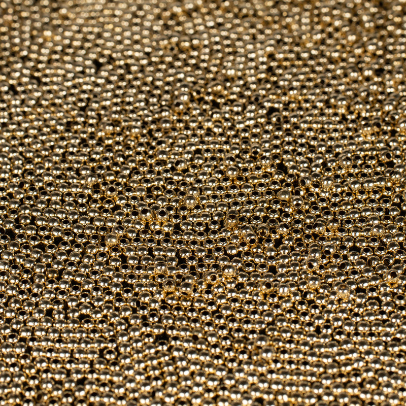 9k gold ball - 2.5 mm Polished