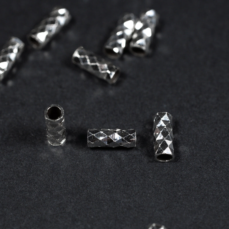 Tub Argint 925, dimensiune 2.5mm x 6mm, cu gaura de 1.9mm