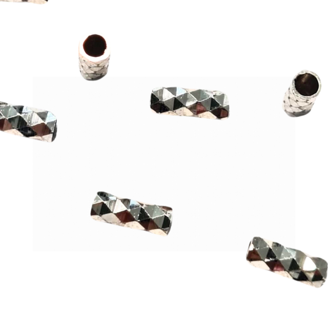 Tub Argint 925, dimensiune 2.5mm x 6mm, cu gaura de 1.9mm