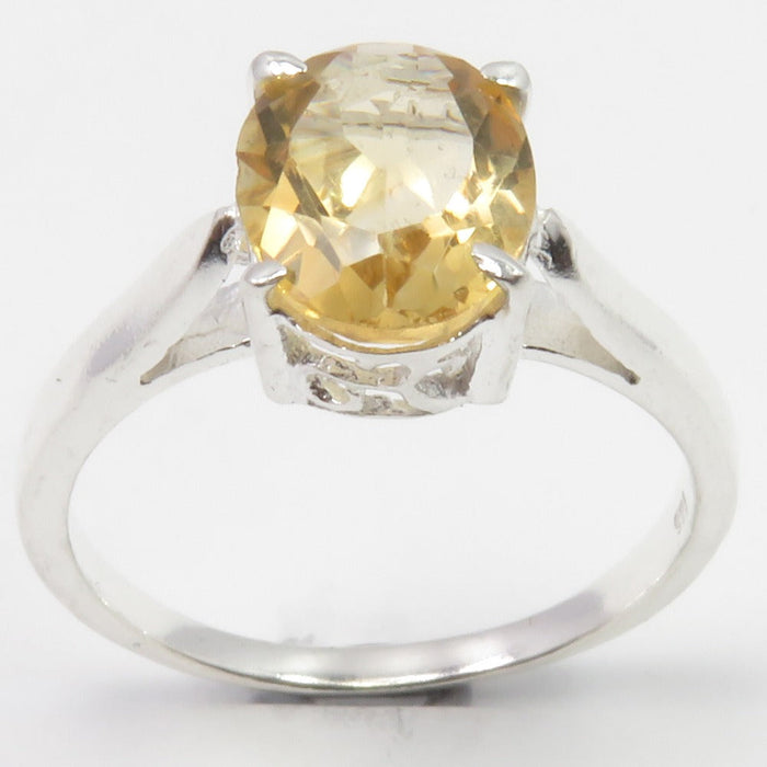 Inel Argint 925 cu Citrine