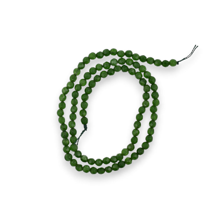 Sirag Jad sfere fatetate  4 mm, verde1