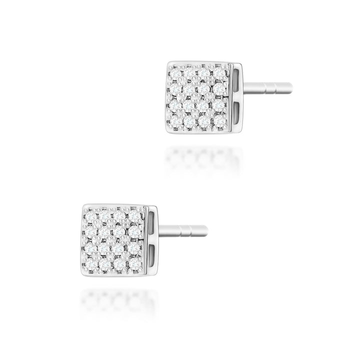 Cercei Aur 14K cu Diamante Naturale Naturale 0.16 ct