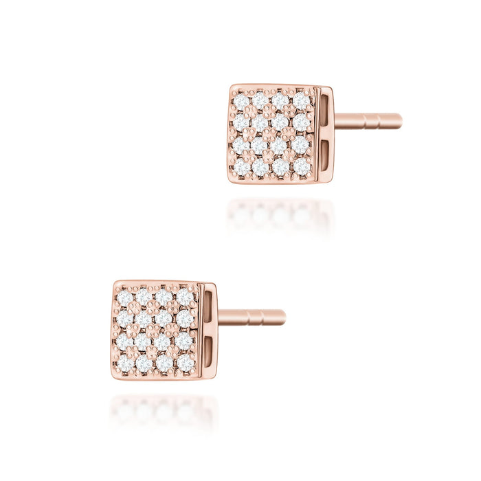 Cercei Aur 14K cu Diamante Naturale Naturale 0.16 ct