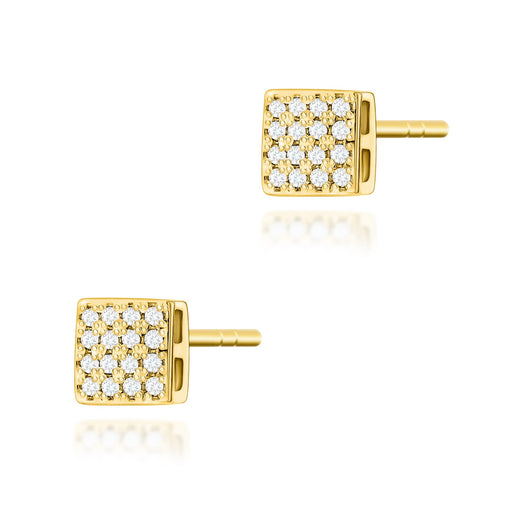 Cercei Aur 14K cu Diamante Naturale Naturale 0.16 ct