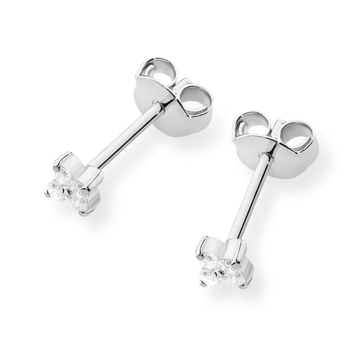 Cercei Aur 14K cu Diamante Naturale Naturale  0.11 ct