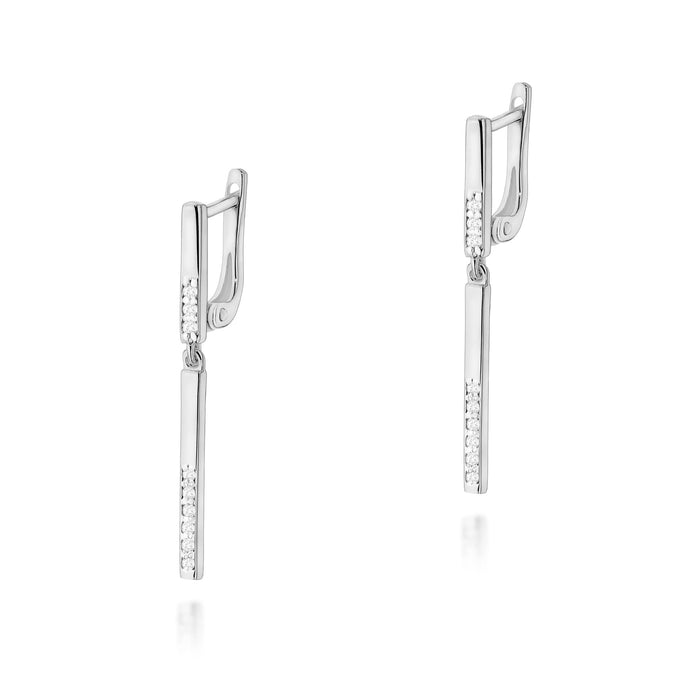 Cercei Aur 14K cu Diamante Naturale Naturale 0.09 ct
