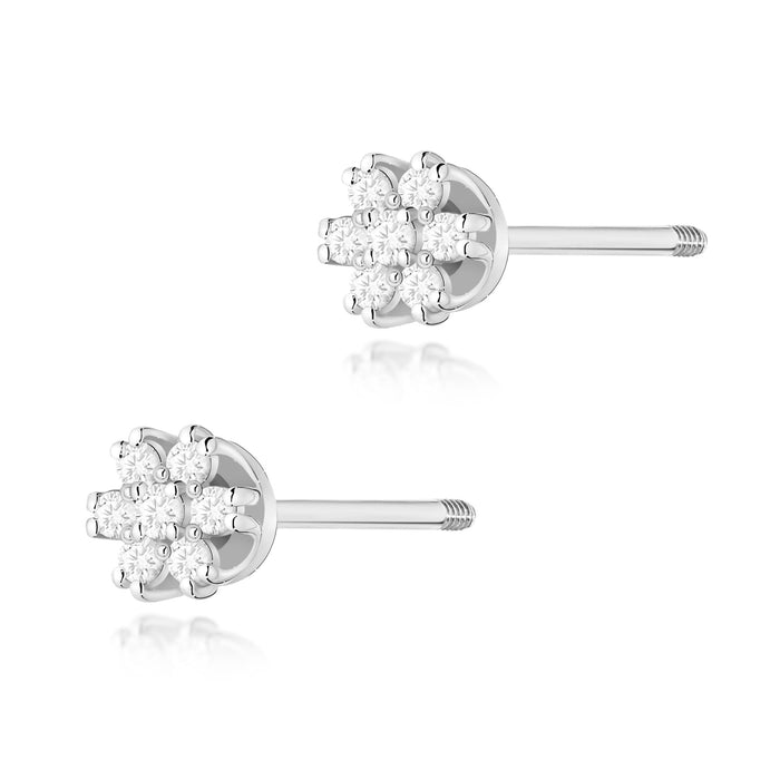 Cercei Aur 14K cu Diamante Naturale Naturale 0.20 ct