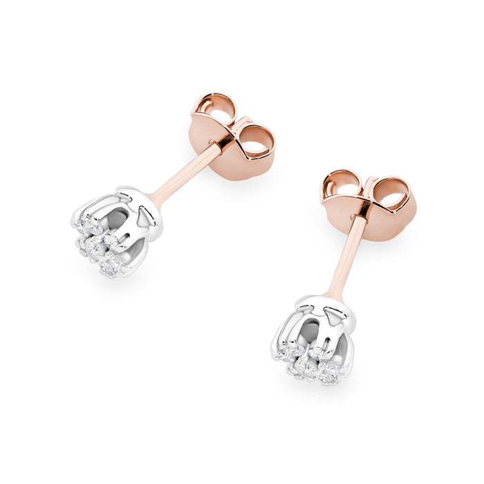 Cercei Aur 14K cu Diamante Naturale Naturale 0.20 ct