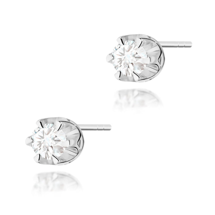 Cercei Aur 14K K0032 Diamante 2 x 0.12ct