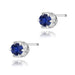 Cercei Aur 14K K0032 Safir 2 x 0.15ct