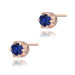 Cercei Aur 14K K0032 Safir 2 x 0.15ct