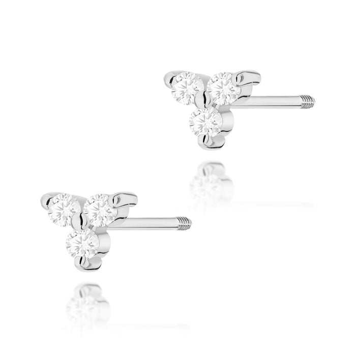 Cercei Aur 14K cu Diamante Naturale Naturale 0.09 ct