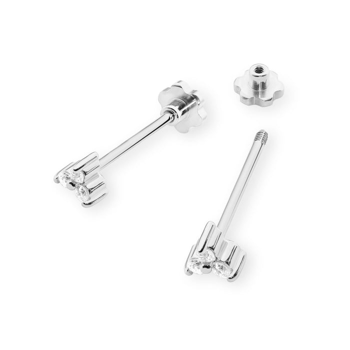 Cercei Aur 14K cu Diamante Naturale Naturale 0.09 ct