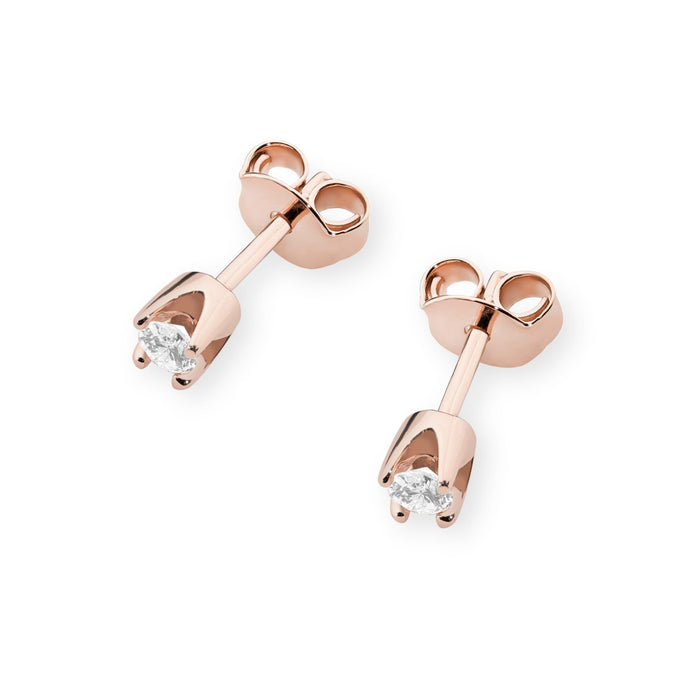 Cercei Aur 14K  cu Diamante Naturale Naturale 0.16 ct