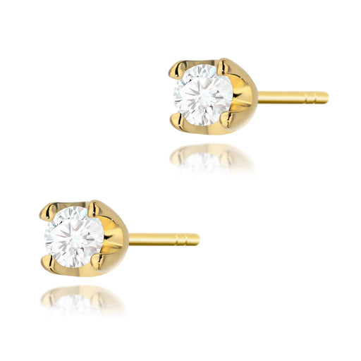 Cercei Aur 14K  cu Diamante Naturale Naturale 0.16 ct