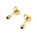 Cercei Diamant Negru Aur 14K K0035