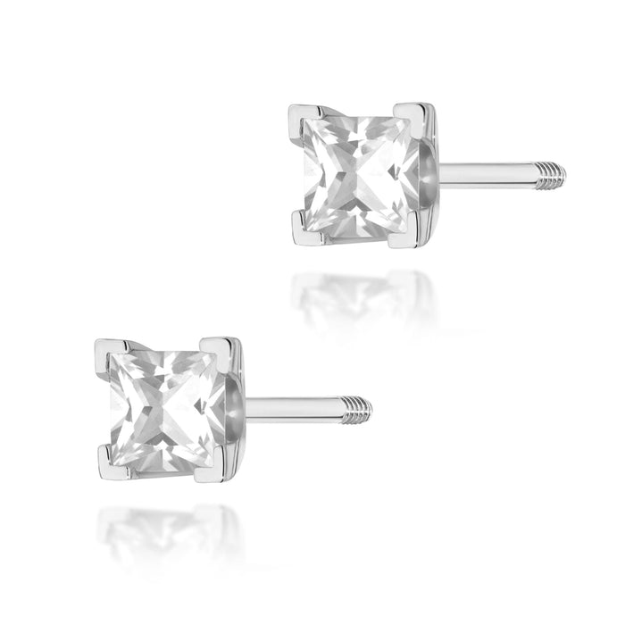 Cercei Aur 14 K cu Diamante Naturale Naturale 0.30 ct