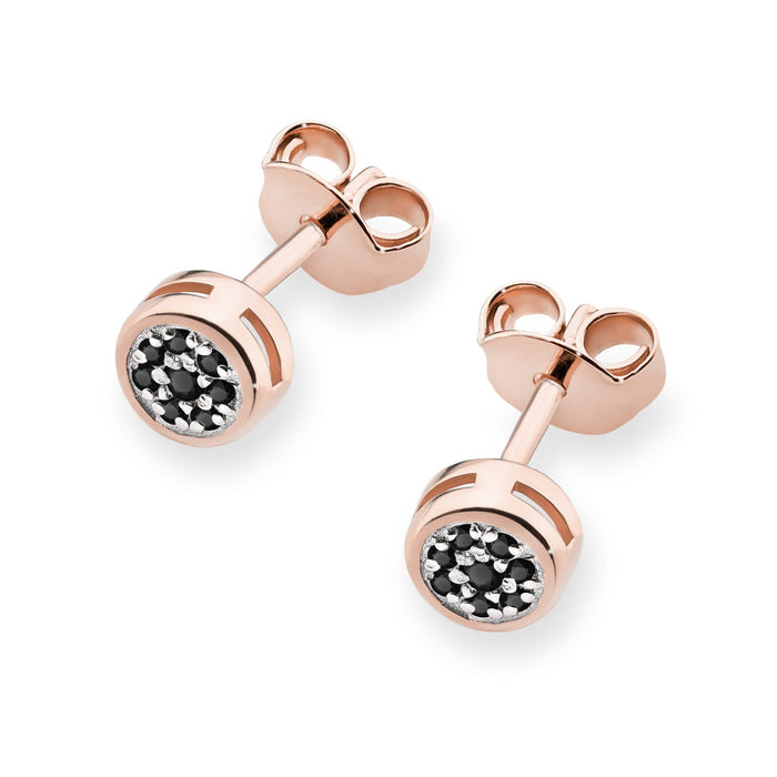 Cercei Aur 14K K0041 Diamante Negre