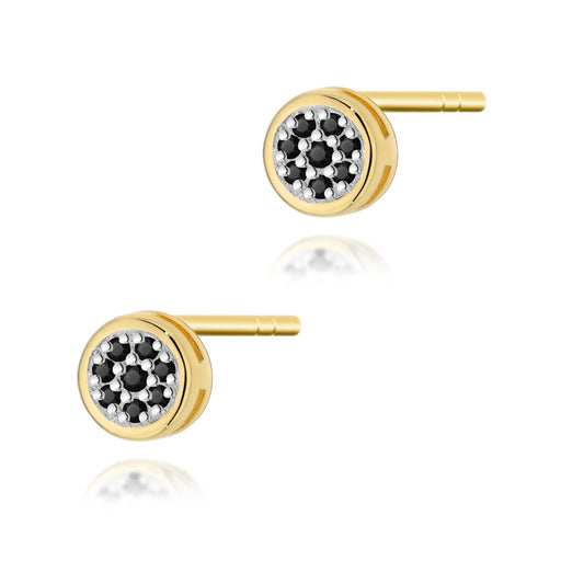Cercei Aur 14K K0041 Diamante Negre