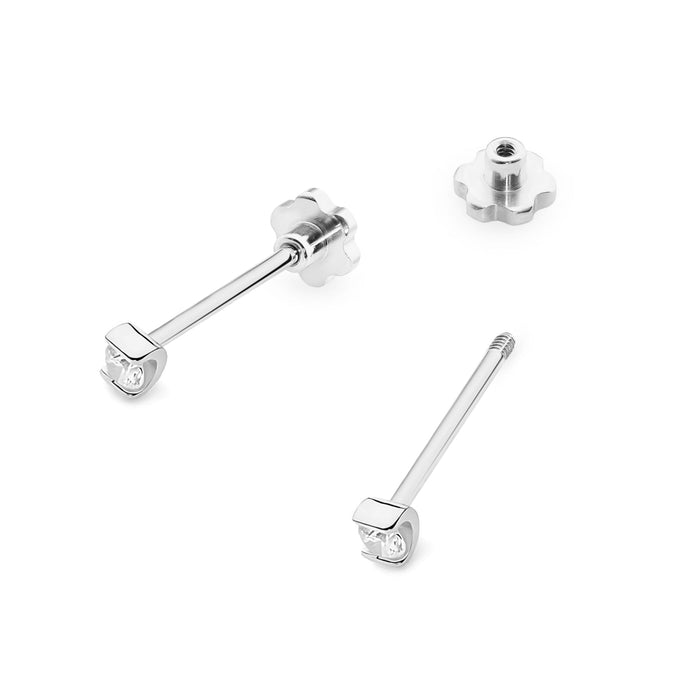 Cercei Aur 14K K0055 Diamant 2 x 0,04ct