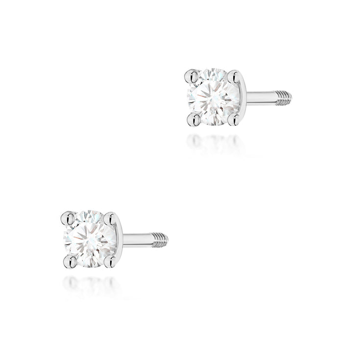 Cercei Aur 14K K0066 Diamant 2 x 0,04ct