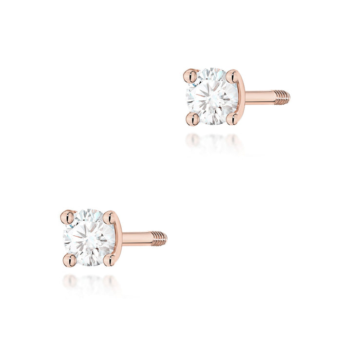 Cercei Aur 14K K0066 Diamant 2 x 0,04ct