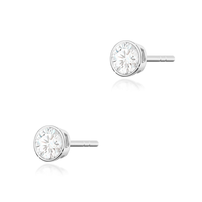 Cercei Aur 14K cu Diamante Naturale 0.20ct