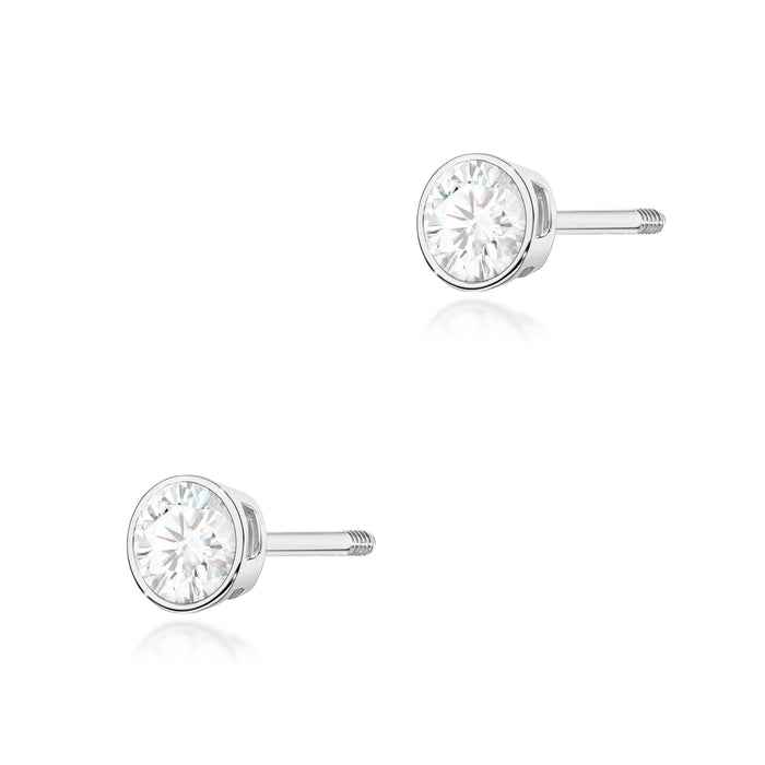 Cercei Aur 14K K0067 Diamant 2 x 0,10ct