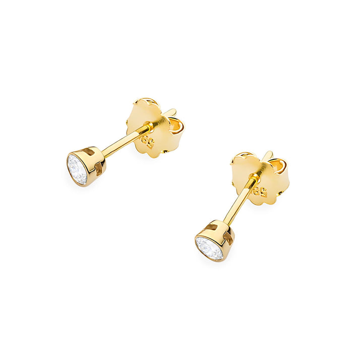 Cercei Aur 14K cu Diamante Naturale 0.20ct