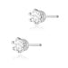 Cercei Aur 14K cu Diamant Natural 0.40 ct Filet cu Protectie