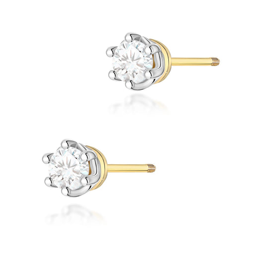 Cercei Aur 14K cu Diamante Naturale Naturale 0.80 ct