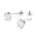 Cercei Aur 14K cu Diamante Naturale 0.01 ct Filet cu Protectie