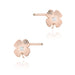 Cercei Aur 14K cu Diamante Naturale 0.01 ct Filet cu Protectie